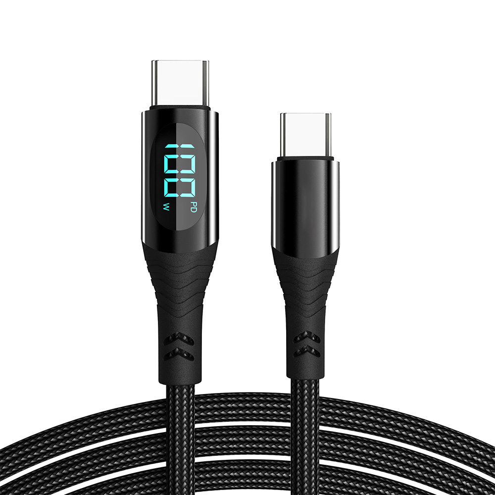 아이이피 i703 라이트닝 디스플레이 100W PD USB C to C 초고속 충전케이블